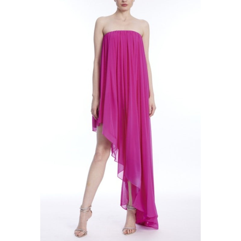 Badgley Mischka - Womens Plain Hem Asymmet