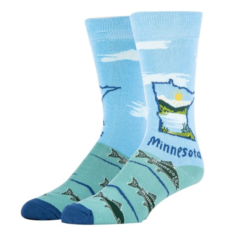 Oooh Yeah - Mens Crew Socks Love Minnesota