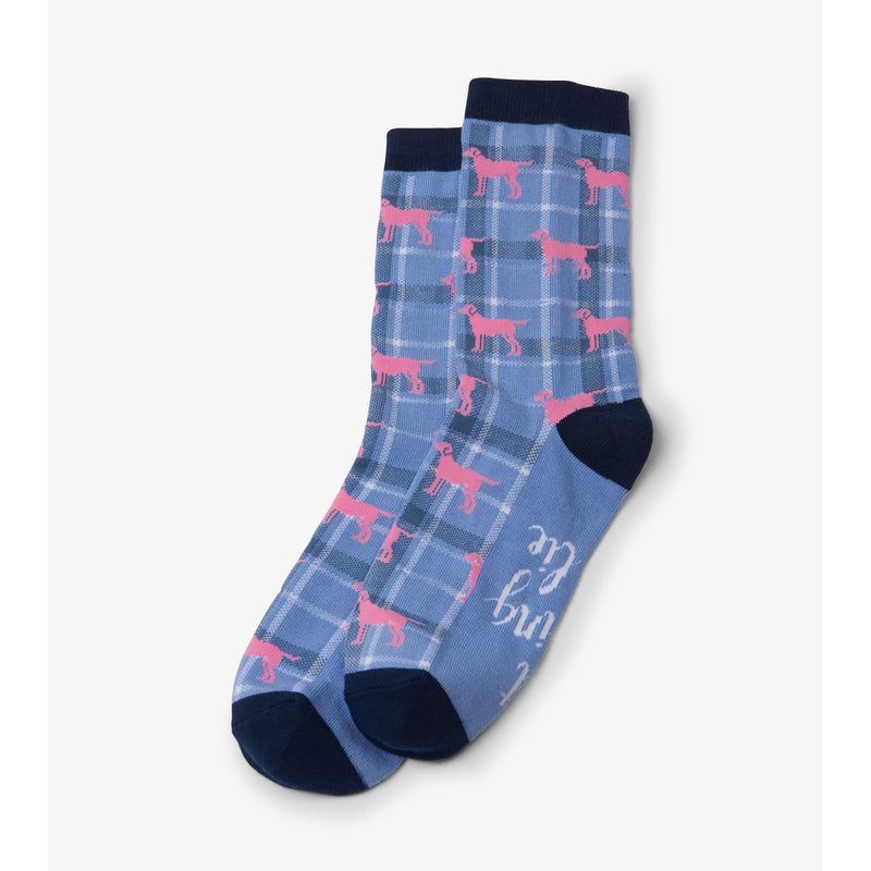 Little Blue House - Sleeping Dogs Womens Crew Socks