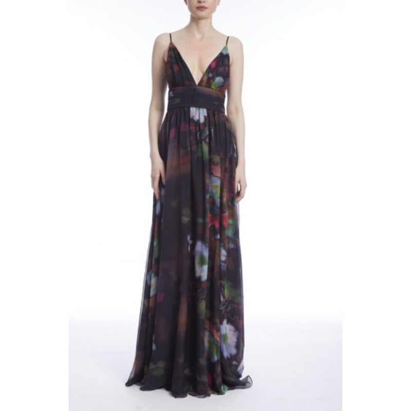 Badgley Mischka - Womens Plt Waistband Gown