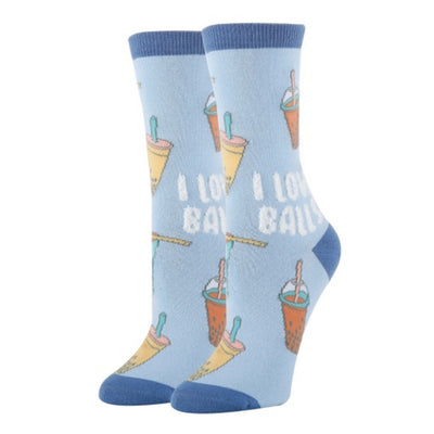 Oooh Yeah - Womens Boba-Womens Crew Socks