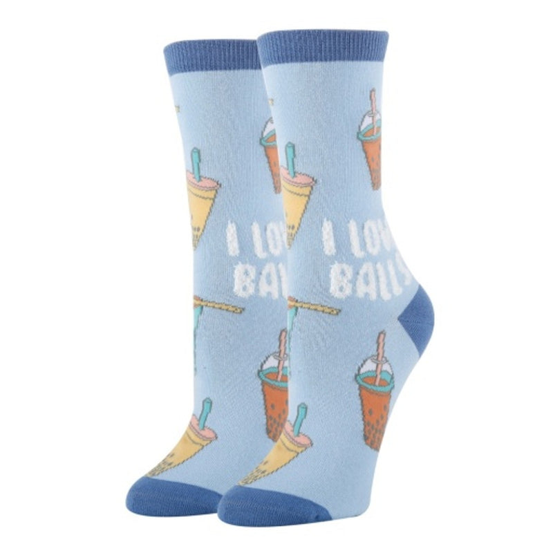 Oooh Yeah - Womens Boba-Womens Crew Socks
