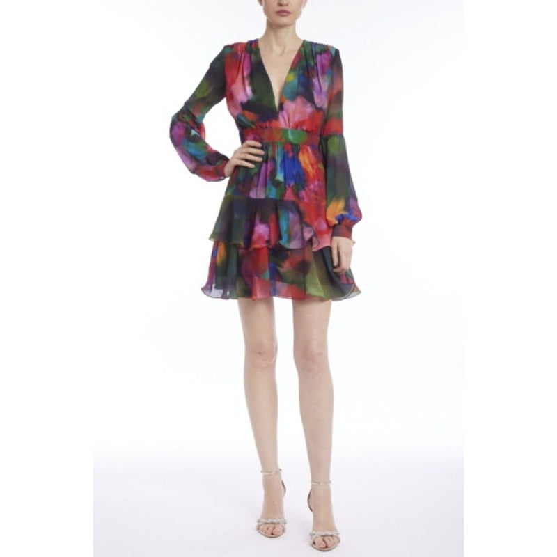 Badgley Mischka - Womens Ruffle Tiered