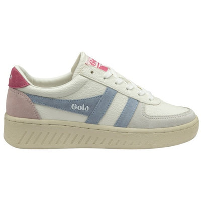 Gola - Womens Grandslam Trident Sneakers - White/Air/Fluro Pink