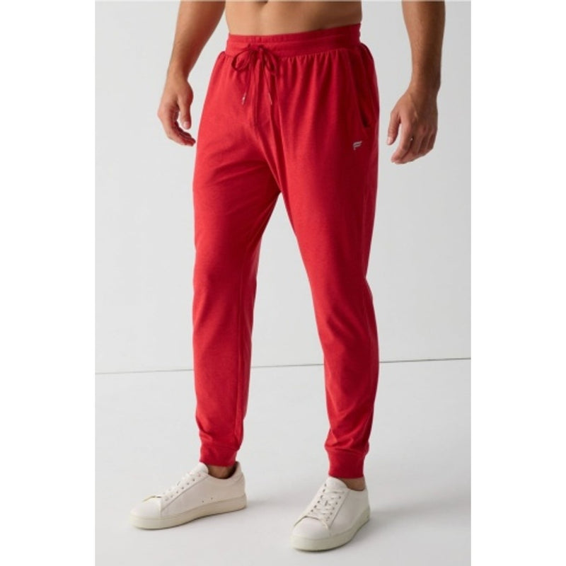 Fabletics - Mens the Cloud Jersey Jogger - Holly Berry Heather
