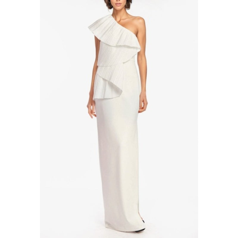 Badgley Mischka - Womens One Shld Tffta Drape