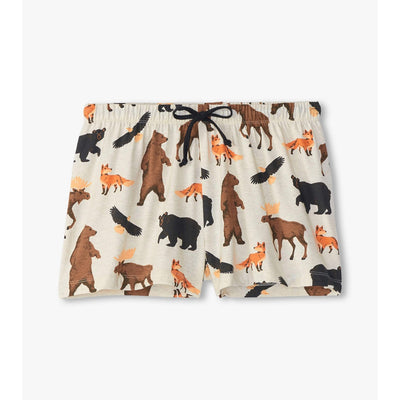 Little Blue House - Wildlife Womens Sleep Shorts