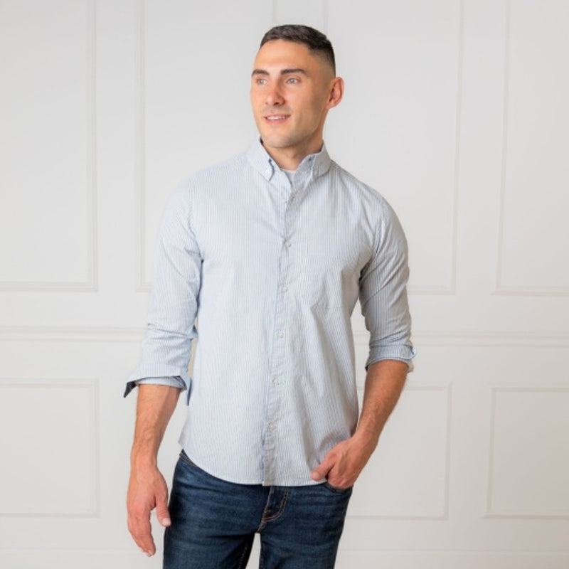 Hope & Henry - Mens Organic Stretch Poplin Shirt