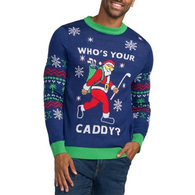 Tipsy Elves - Mens Who's Your Caddy Sweater