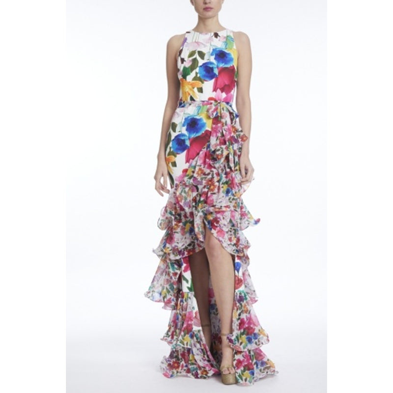 Badgley Mischka - Womens Print Hi Low