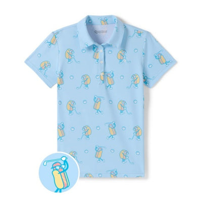 Tipsy Elves - Womens Sizzlin' Swing Short-Sleeve Golf Polo