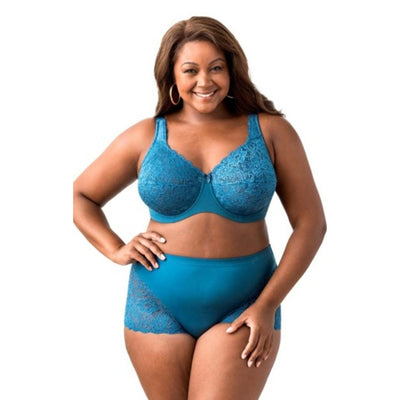 Elila - Womens Stretch Lace Cheeky Panty