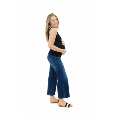 1822 Denim - Womens 26" High Rise Wide Leg Crop
