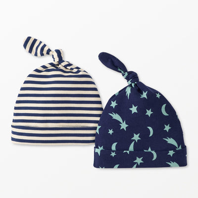 Hanna Andersson - Baby 2-Pack Baby Layette Top Knot Beanie in Hannasoft™
