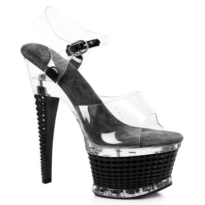 Ellie Shoes - 6" Ankle Strap with Textured Platform