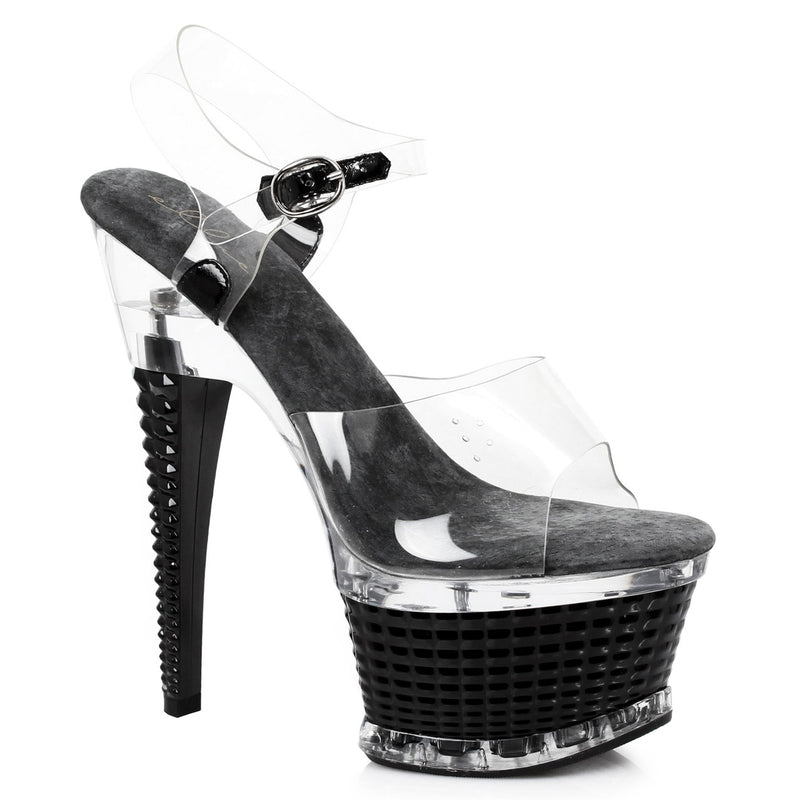 Ellie Shoes - 6" Ankle Strap with Textured Platform