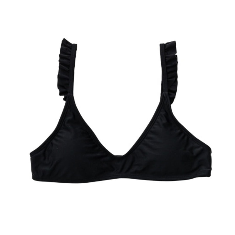 Snapper Rock - Womens Ladies Sustainable Black Bikini Top
