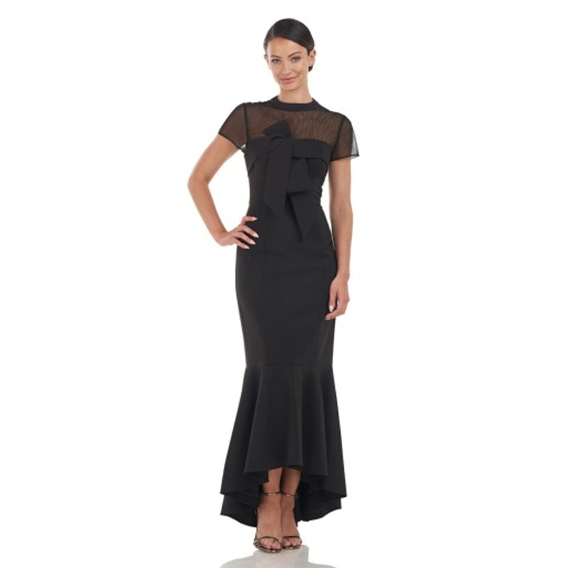 JS Collections - Womens Kylie Bow High-Low Gown