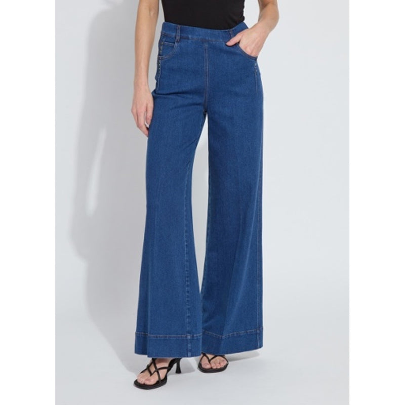Lysse - Womens Simone Hi Waist Studded Wide Leg