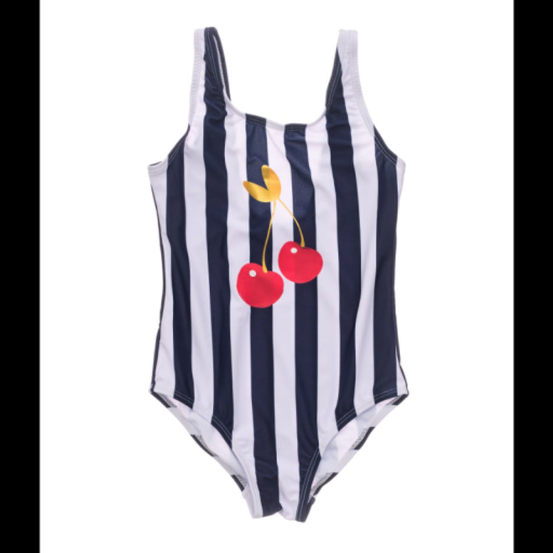 Snapper Rock - Girls Ma Cheri Stripe Scoop Swimsuit