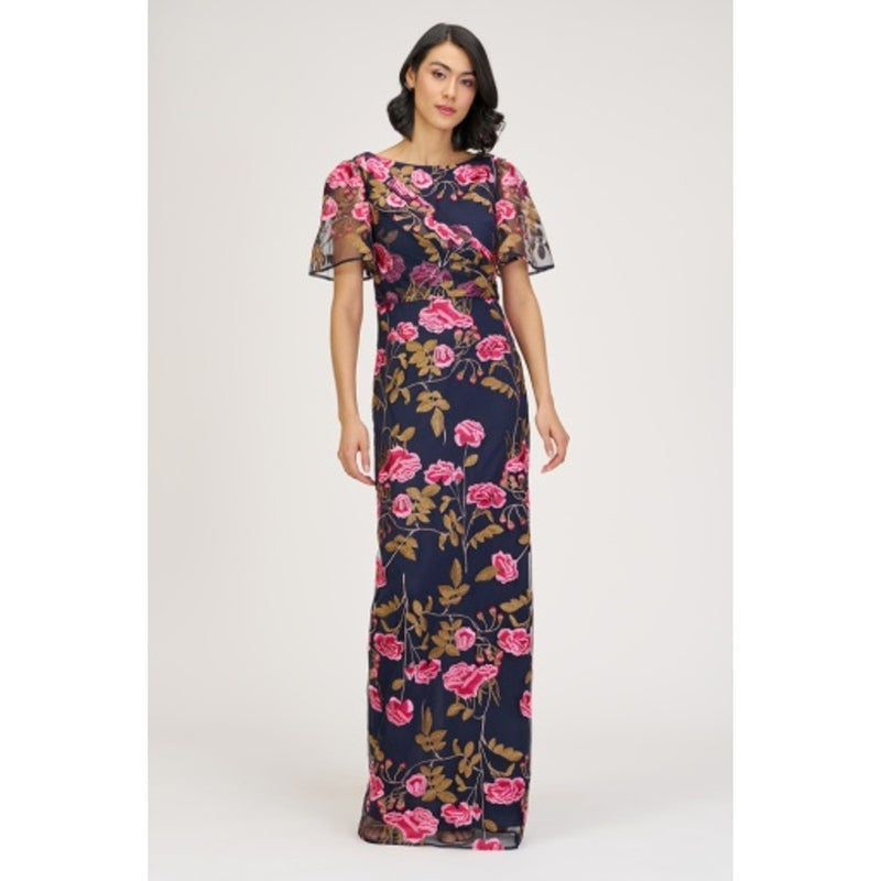JS Collections - Womens Kristine Column Gown