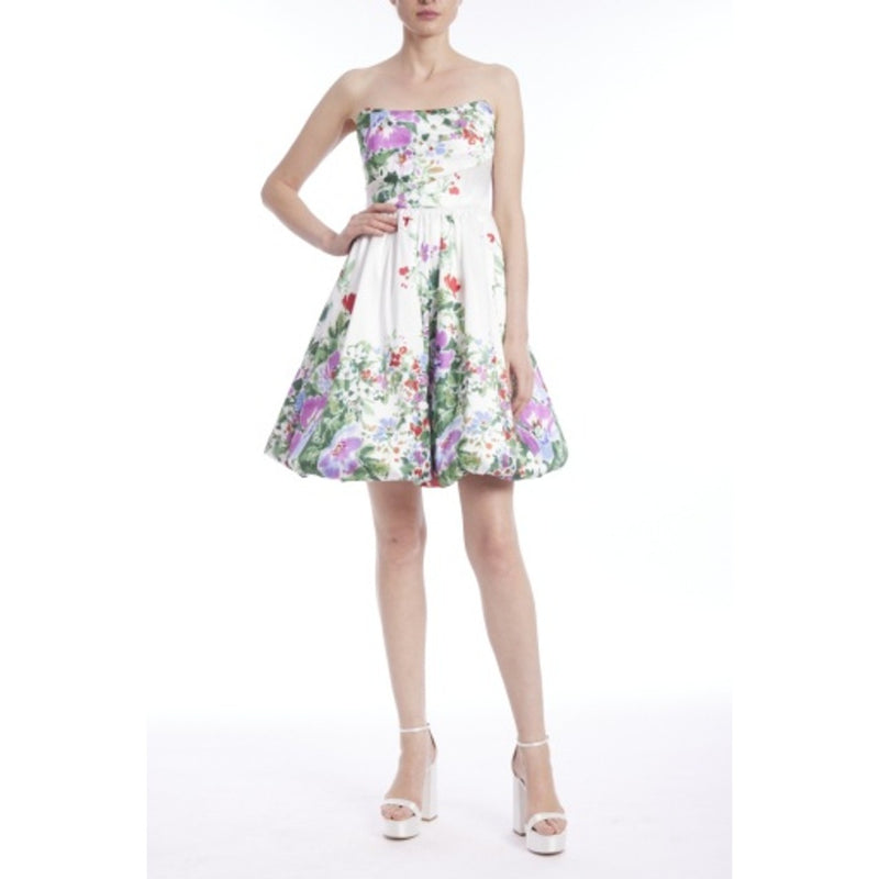 Badgley Mischka - Womens Strplss Bubble Hem