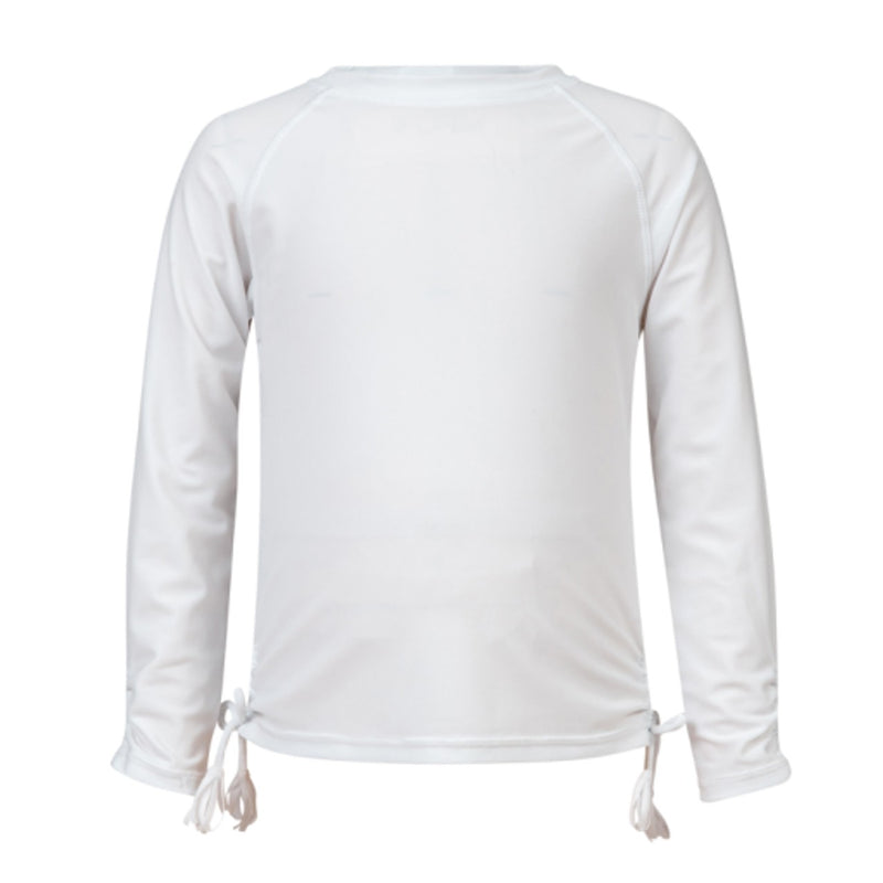 Snapper Rock - Girls White L/S Rash Top