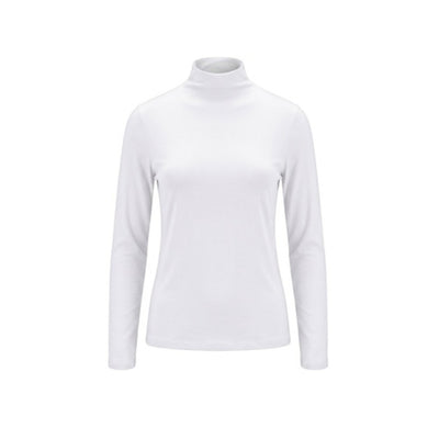 Liverpool Los Angeles - Womens Long Sleeve Mock Neck Knit Top