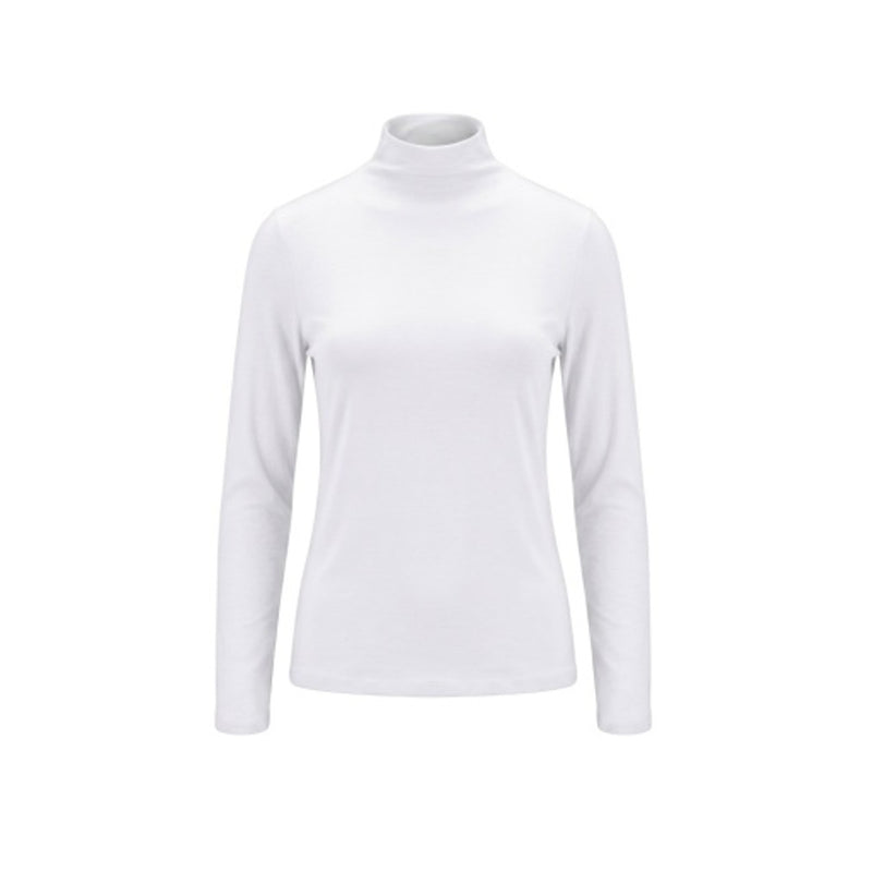 Liverpool Los Angeles - Womens Long Sleeve Mock Neck Knit Top