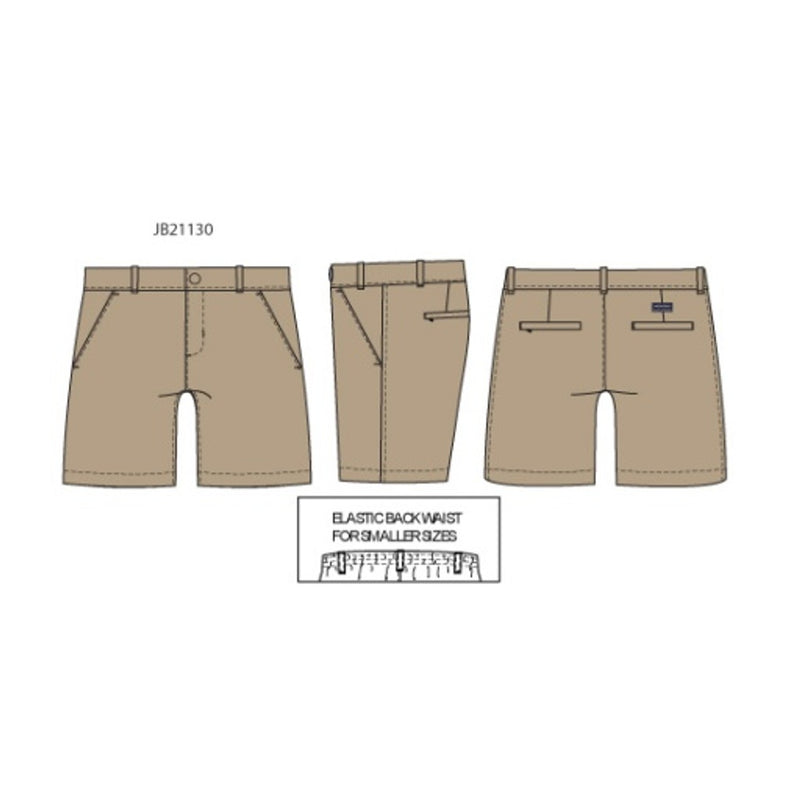 Janie and Jack - Boys with Es Khaki Everywhere Ff Short Sb1