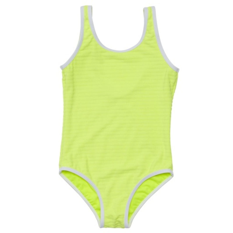 Snapper Rock - Girls Citron Zest Scoop Swimsuit