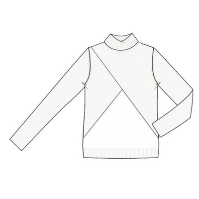 Liverpool Los Angeles - Womens Long Sleeve Turtle Neck Sweater