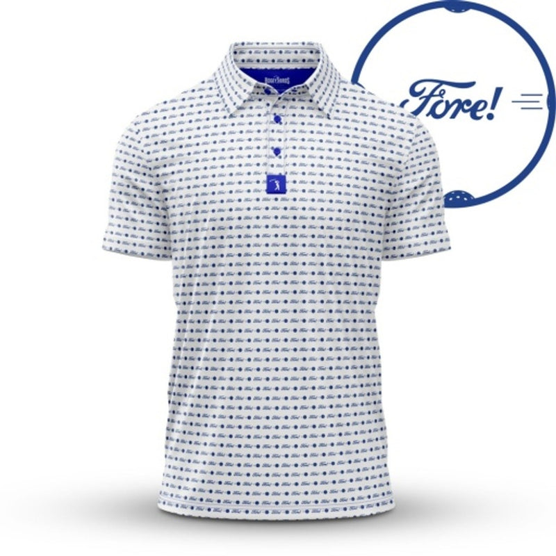 Bogey Bros - Mens Fore! Polo - Fore!