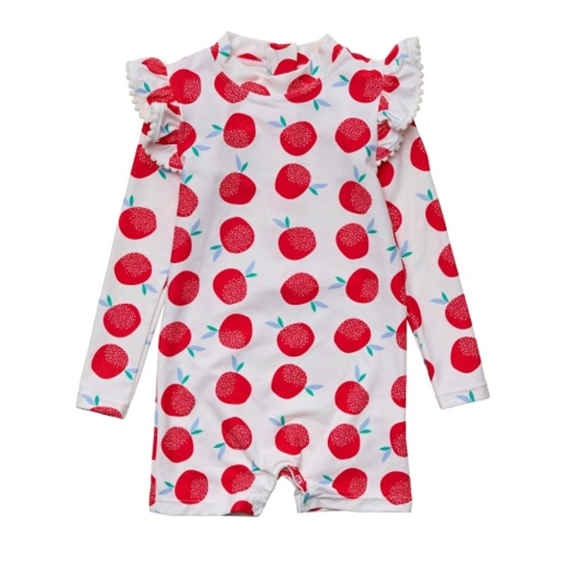 Snapper Rock - Girls Juicy Fruit Long Sleeve Sunsuit