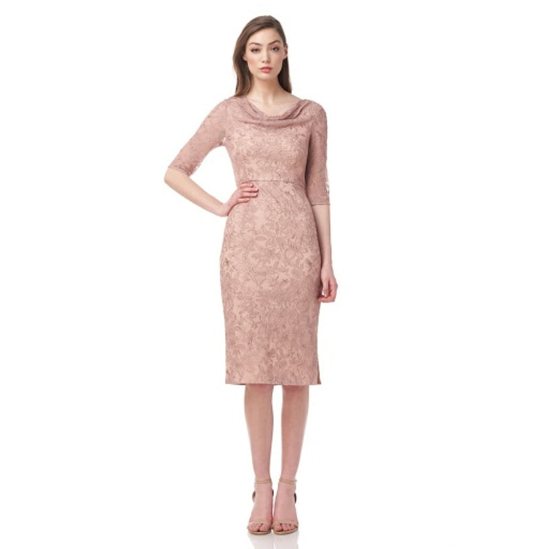 JS Collections - Womens Willow Cowl Midi Dress