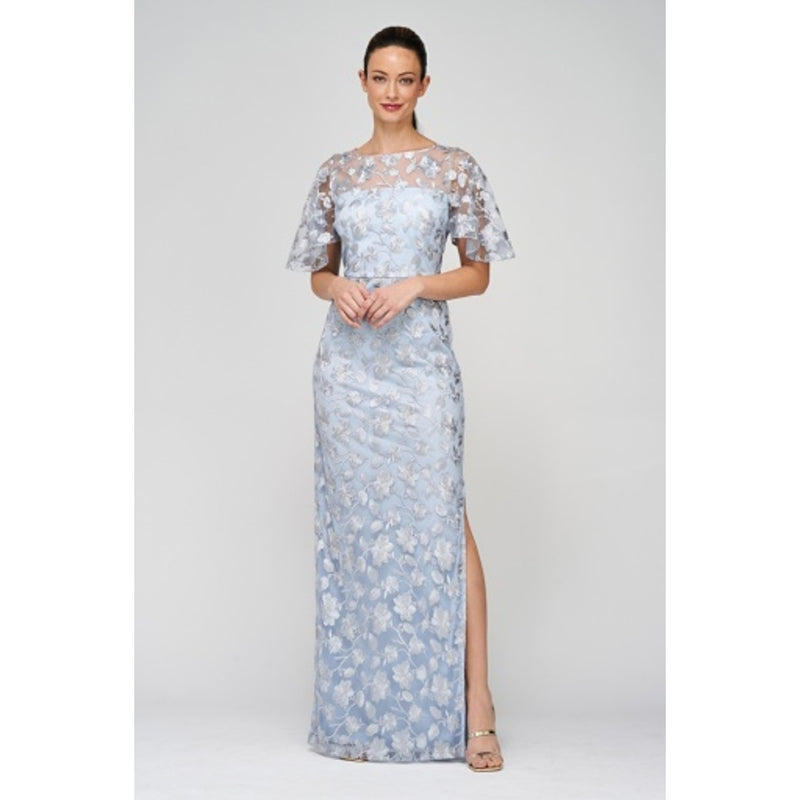 JS Collections - Womens Brooke Column Gown
