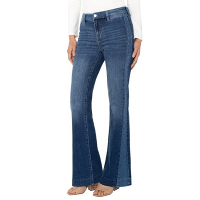 Liverpool Los Angeles - Womens Hannah Flare with Blocking Details 32" Ins
