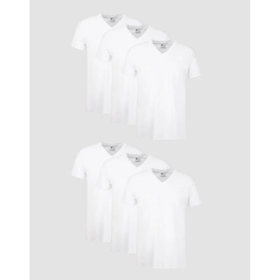 Hanes - Mens Undershirt Pack V-Neck Moisture-Wicking Cotton with Odor Control 6-Pack