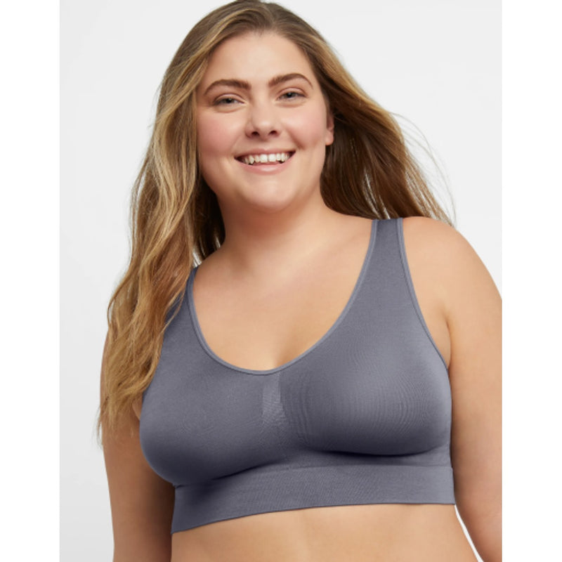 Hanes - Womens Just My Size Women's Pure Comfort Seamless Bralette (Plus Size)