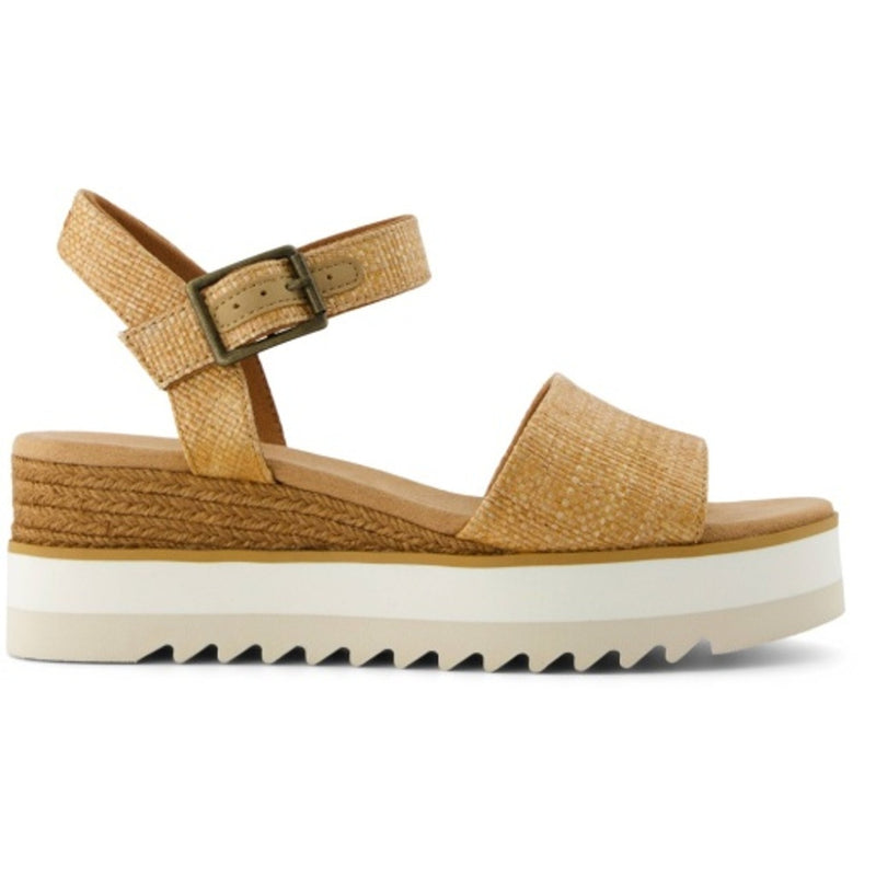 TOMS - Womens Diana Sandal - Brown Sugar Raffia