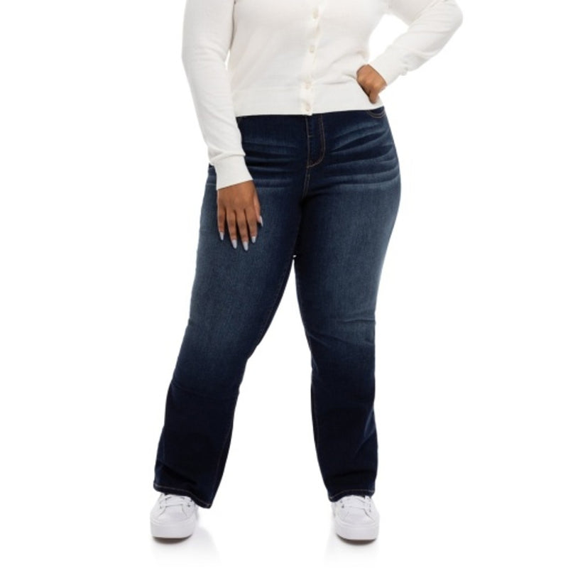 1822 Denim - Womens Plus Size 32" High Rise Slim Boot
