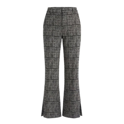 Liverpool Los Angeles - Womens Mid-Rise Ankle Flare Trouser with Slit Hem
