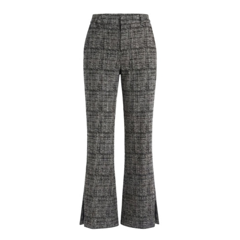 Liverpool Los Angeles - Womens Mid-Rise Ankle Flare Trouser with Slit Hem