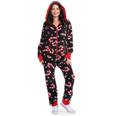 Tipsy Elves - Womens Candy Cane Lane Jumpsuit