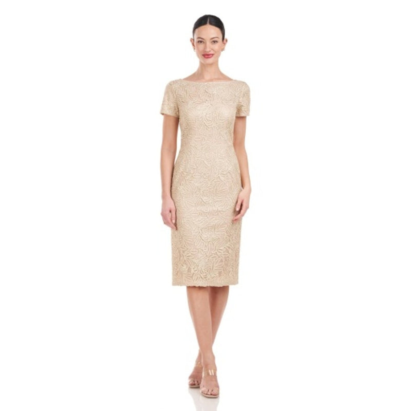 JS Collections - Womens Scarlet Knee Length Dress