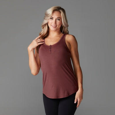 Thirty Three Threads - Unisex Classic Henley Tank Sahara