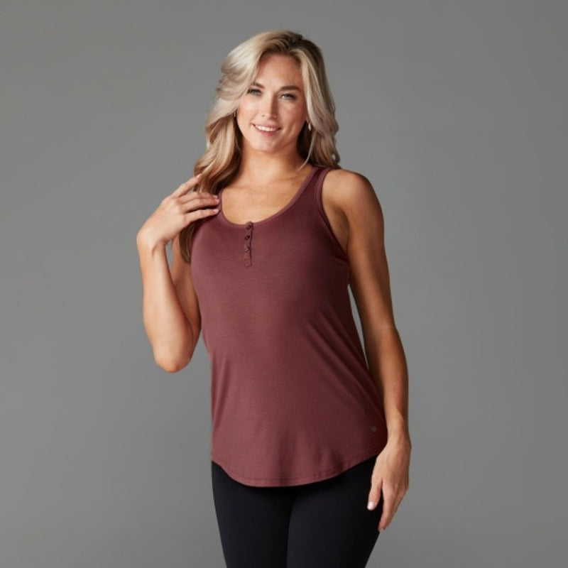Thirty Three Threads - Unisex Classic Henley Tank Sahara