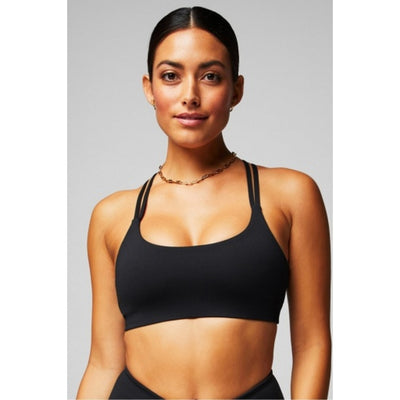 Fabletics - Womens Principal Low Impact Bra - Black