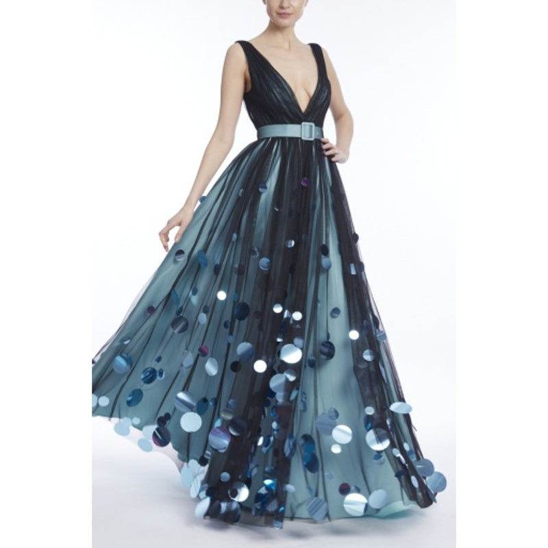 Badgley Mischka - Womens Tulle Mik Lg Sqn