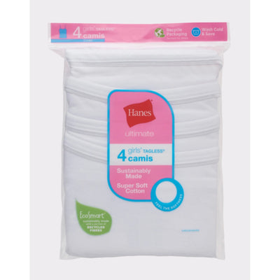 Hanes - Girls Ultimate Ecosmart Girls' Cami 4-Pack